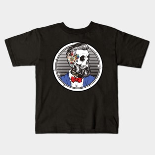 Skull Barber Kids T-Shirt